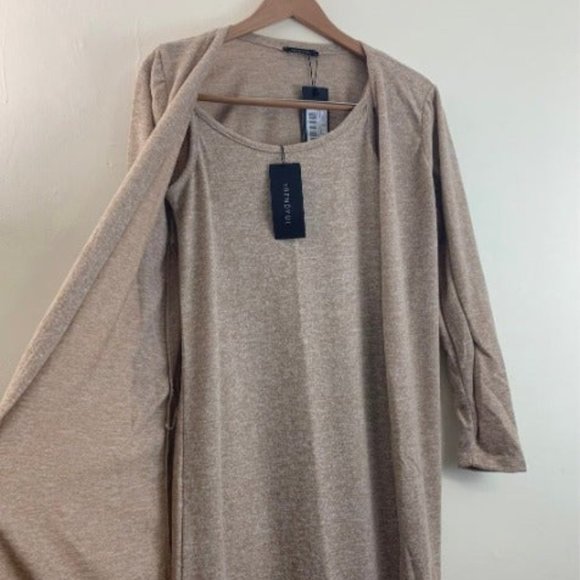 Comfort Beige Soft Knitted 2-Piece Set - Picture 11 of 12